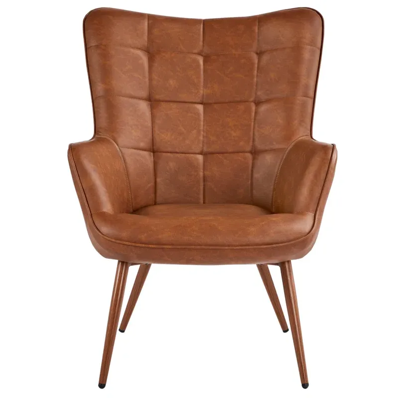 Aichele Faux Leather Wingback Chair